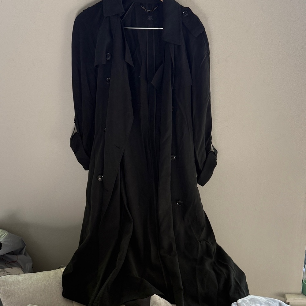 Banana Republic Black Women's Trench Coat